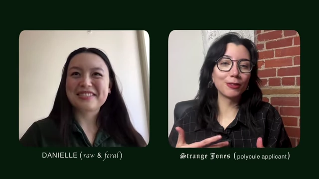 Danielle (Raw & Feral) and Strange Jones (Polycule Applicant) in an interview