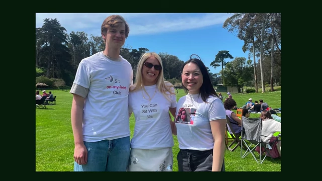 Danielle and others at a "Run Club Sit Club" event