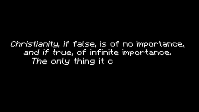 C.S. Lewis quote on the profound importance of Christianity.