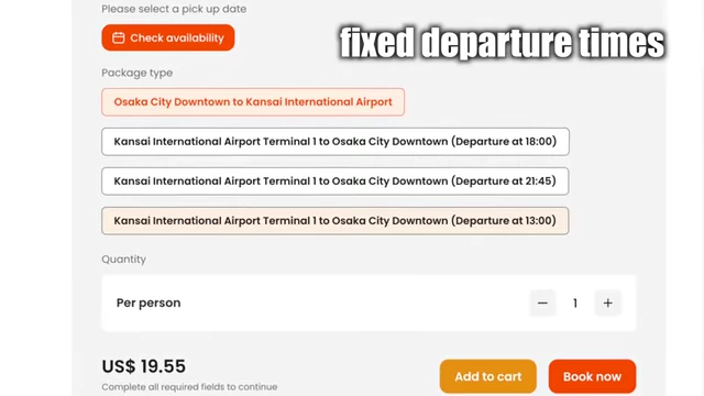 Shared Transfer Fixed Departure Times