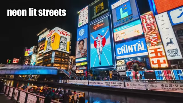 Dotonbori Neon-Lit Streets