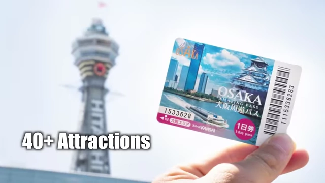 Osaka Amazing Pass with Free Attractions