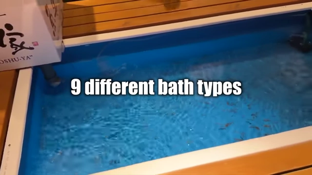 Solaniwa Onsen Bath Types