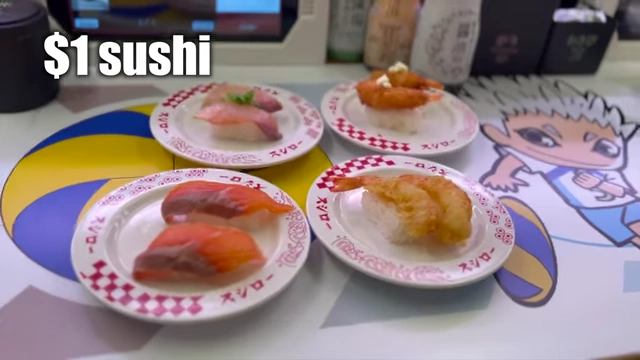 Sushi priced at $1