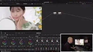 Vectorscope showing the effect of Color Boost, often preserving skin tones better.