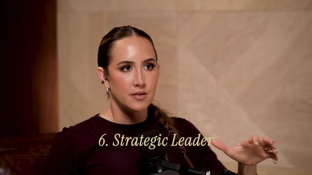 The speaker presents the sixth type of person a leader will face: the Strategic Leader.