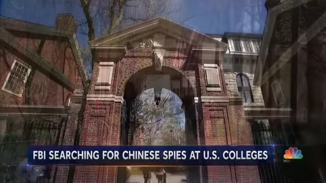 News report on the FBI's search for Chinese spies at U.S. colleges