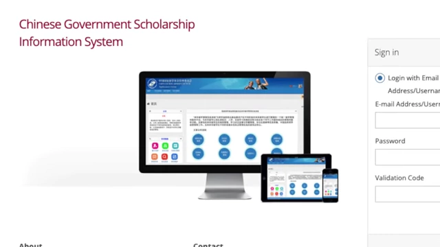 The Chinese Government Scholarship Information System, a mechanism for government sponsorship