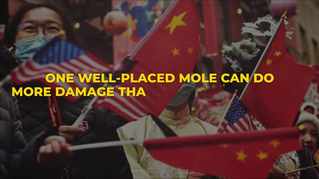 Visual illustrating the concept that one well-placed mole can cause significant damage
