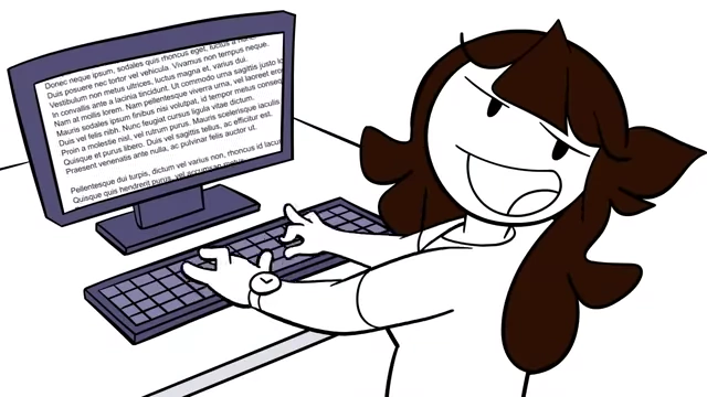 Jaiden happily typing on a laptop, a watch on her wrist.