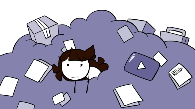 Jaiden buried under a pile of responsibilities.