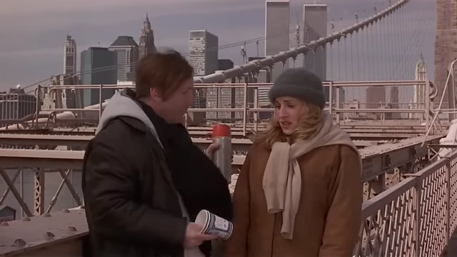 A scene from "If Lucy Fell" [<a href="https://youtube.com/watch?v=bMDjJ9j1U2E&t=1996">1996</a>] with the Twin Towers in the background