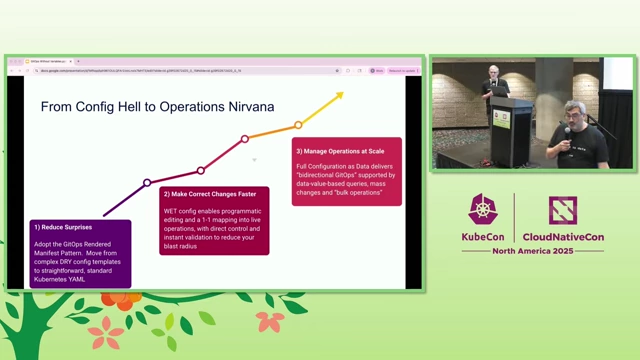 The journey from configuration complexity to 'Operations Nirvana' with WET configuration.
