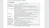 Specifications for the EBC-A20 Tester