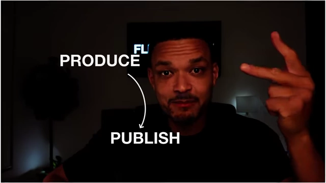 The 'Produce, Publish, Pay Attention' feedback loop for continuous content improvement.