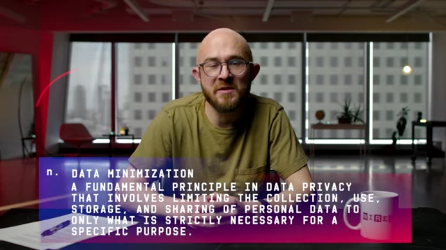 Definition of Data Minimization