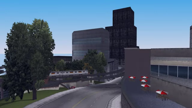 通过流媒体技术，游戏动态构建和展示的城市景观。