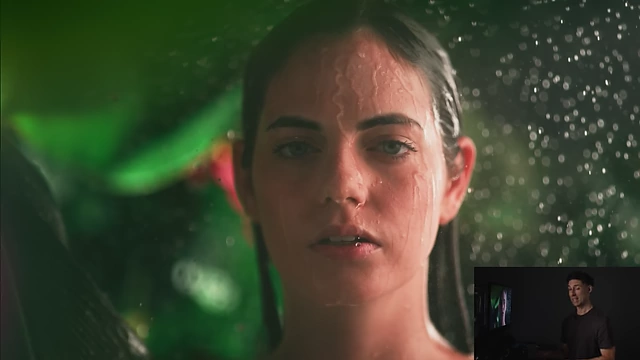 Green foliage enhanced using DaVinci Resolve's Hue vs Hue curve, demonstrating significant color purification.