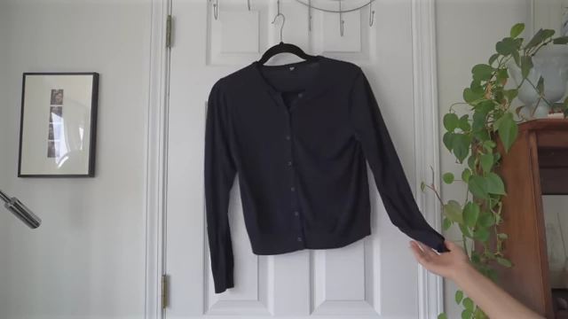 Lightweight black cardigan bought in Japan for layering