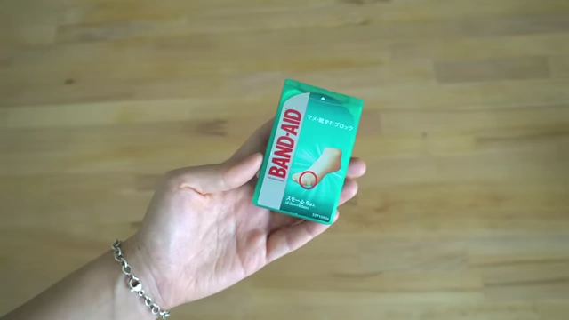 Japanese Band-Aids purchased to treat blisters from uncomfortable shoes