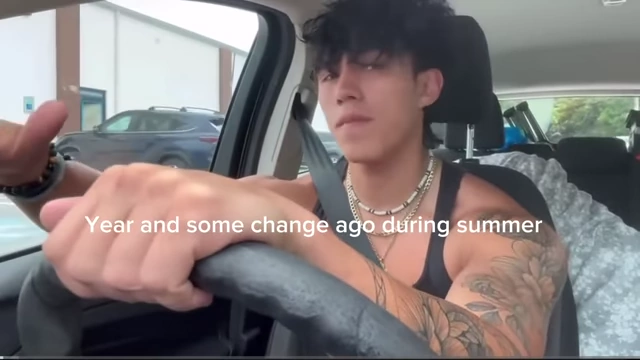The vlogger's skin appearance a year ago during summer, highlighting its consistency before the GHK trial.