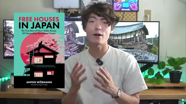 The cover of Anton in Japan's book "Free Houses in Japan", detailing DIY renovation of abandoned homes.