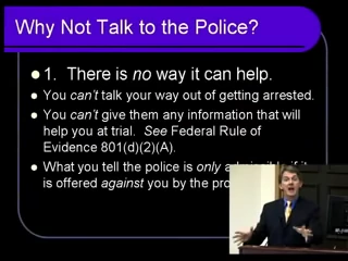 The first risk of talking to the police: It cannot help you