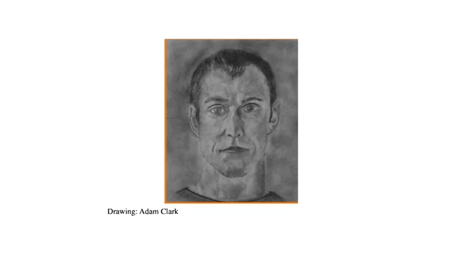 Chris Lonsdale's initial drawing of a face