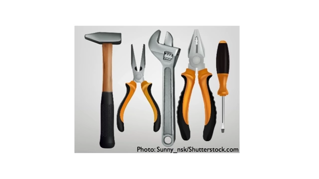 An assortment of common hand tools