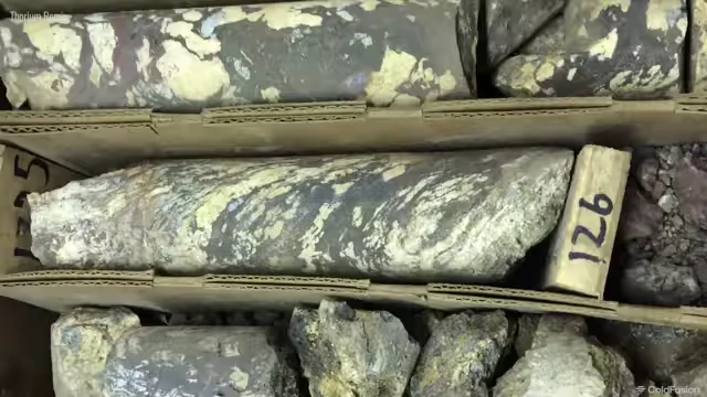 Thorium ore samples