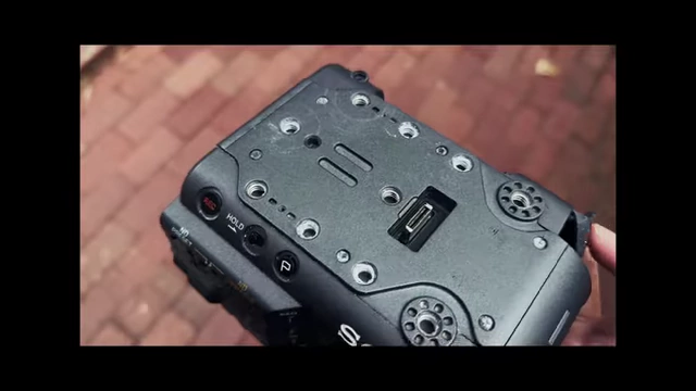 The damaged Sony FX6 camera and monitor after being hit by a wave.