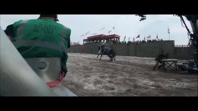 Example of a cable cam shot from Ridley Scott's 'The Last Duel' that inspired the filmmakers.