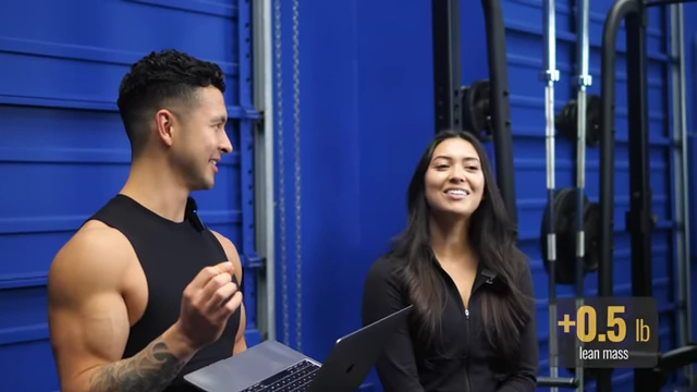 Isabel gained 0.5 lbs of lean mass, indicating muscle retention and growth during her fat loss journey