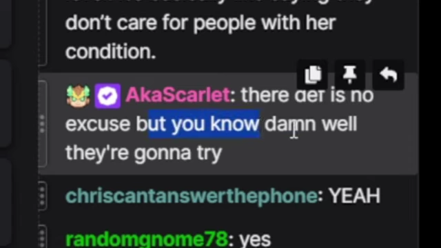 A community comment expressing that there is no excuse for VShojo's actions.