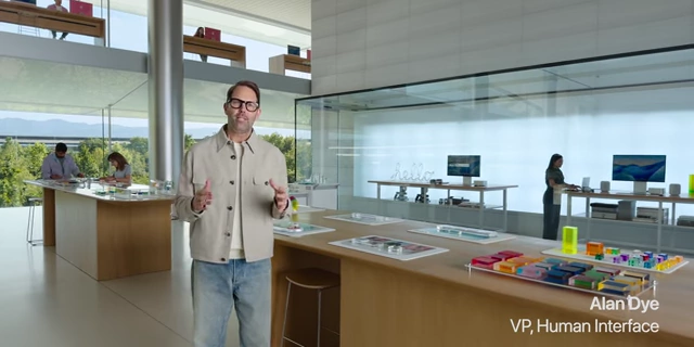 Alan Dye presenting at WWDC