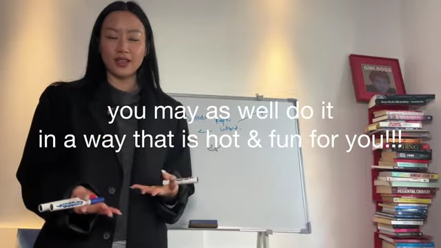 Text over the speaker encourages viewers to engage in relationships in a way that feels "hot & fun" for them.