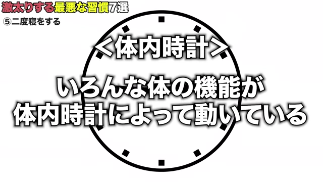 体内時計の概念図