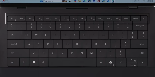 戴尔 XPS 14 键盘的功能键布局略显错位