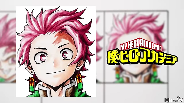 Tanjiro in My Hero Academia style
