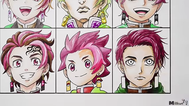 Tanjiro in Attack on Titan style