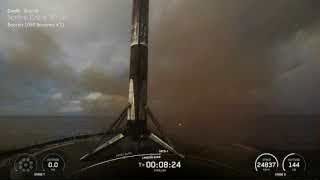 Falcon 9 Booster 1090 making a successful landing on the autonomous drone ship "Of Course I Still Love You".