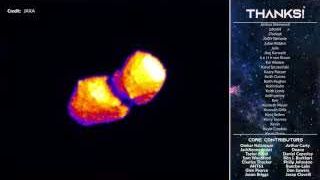 An infrared image of asteroid 98943 Torifune, showing its thermal properties.