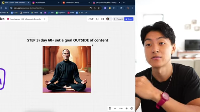Steve Jobs Meditating to Symbolize Detachment and External Focus