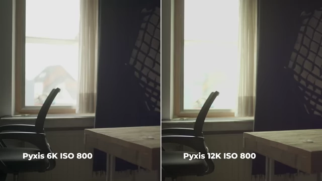 Dynamic Range Comparison Pyxis 6K vs 12K Highlights