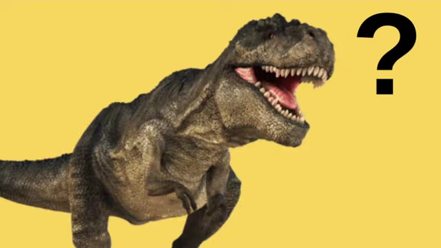 A menacing T-Rex faces the viewer.