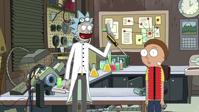 Rick and Morty discussing the multiverse machine