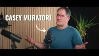 Casey Muratori discusses his views on programming and industry trends.