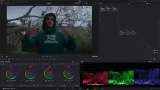 Node setup with HSV channels adjusted to isolate saturation for more controlled color enrichment.