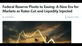 News headline discussing the Federal Reserve's pivot to easing through rate cuts and liquidity injection