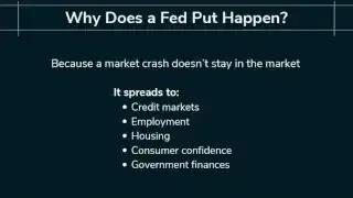 List of reasons why a market crash doesn't stay in the market and how the Fed responds to stress.